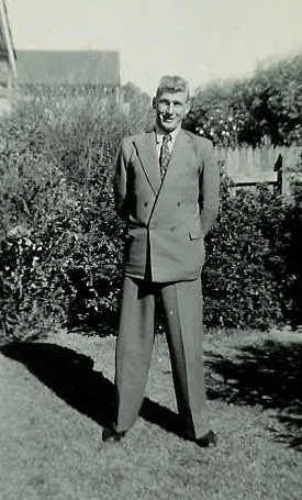 David Arthur Ironmonger Circa 1953. About to party.