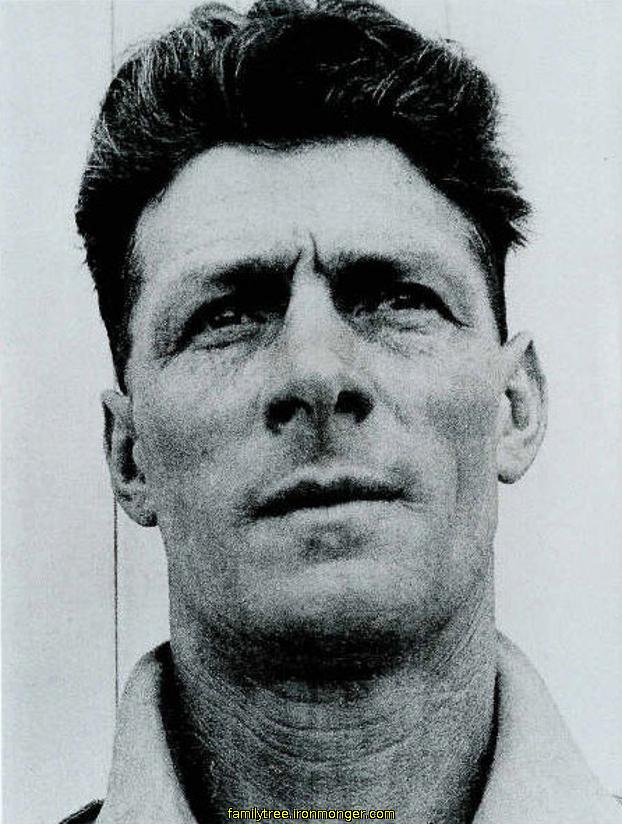 Charles Henry Ironmonger 1940. Photo taken from his Australian Army fact card.