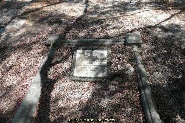 Grave of Dorothy Ironmonger (Jones) at Margaret River cemetery Western Australia, Australia.