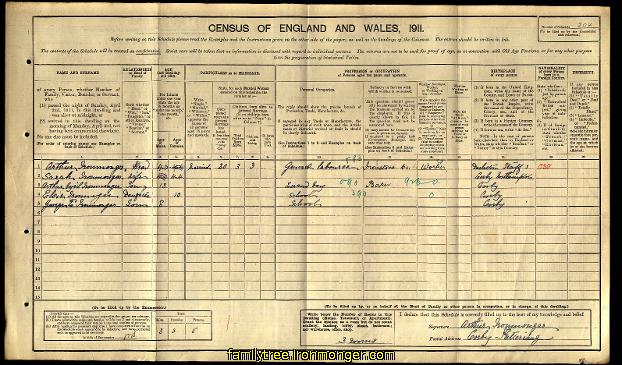 1911 UK Census