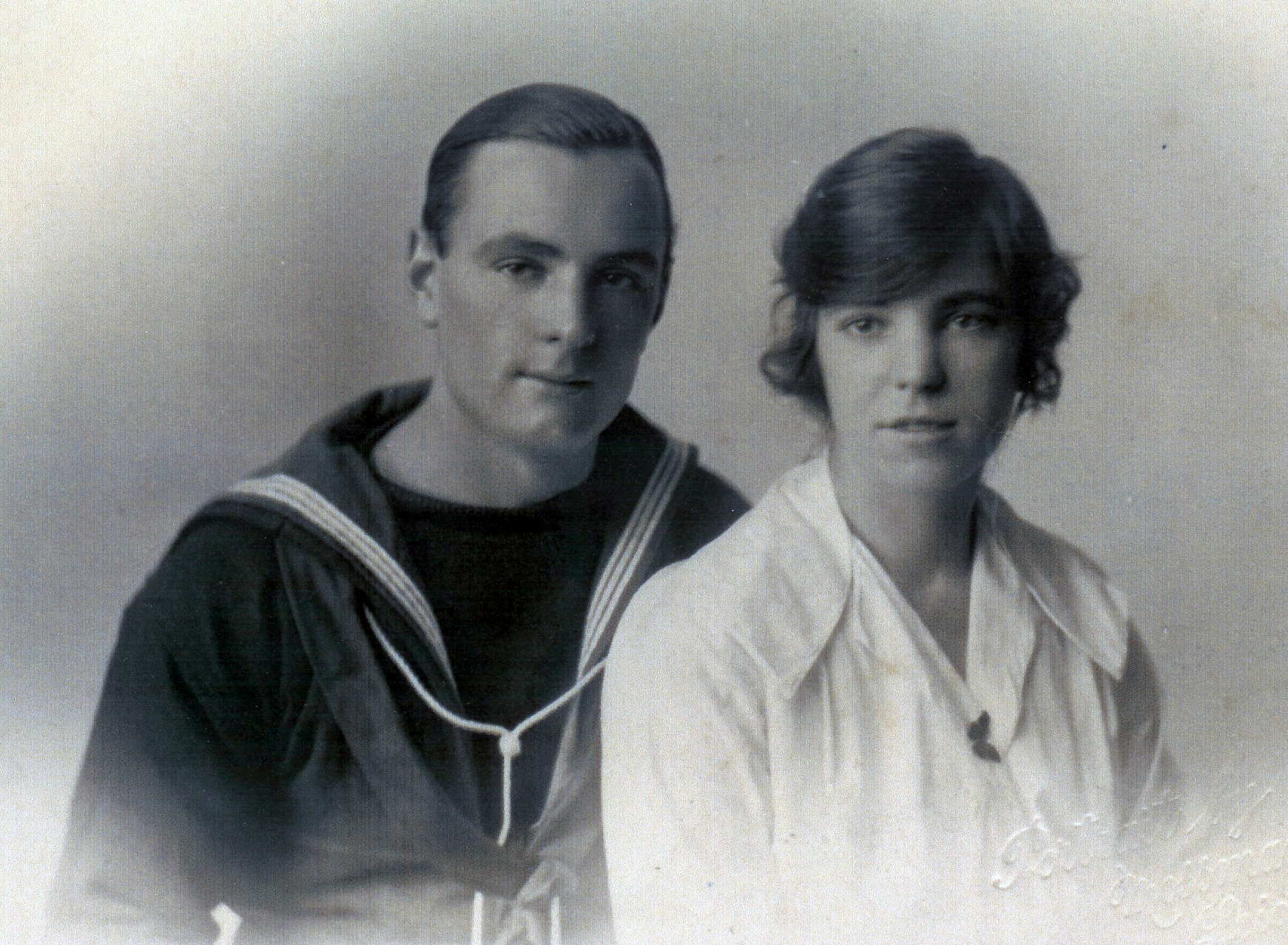 John (?) and Hilda Moore