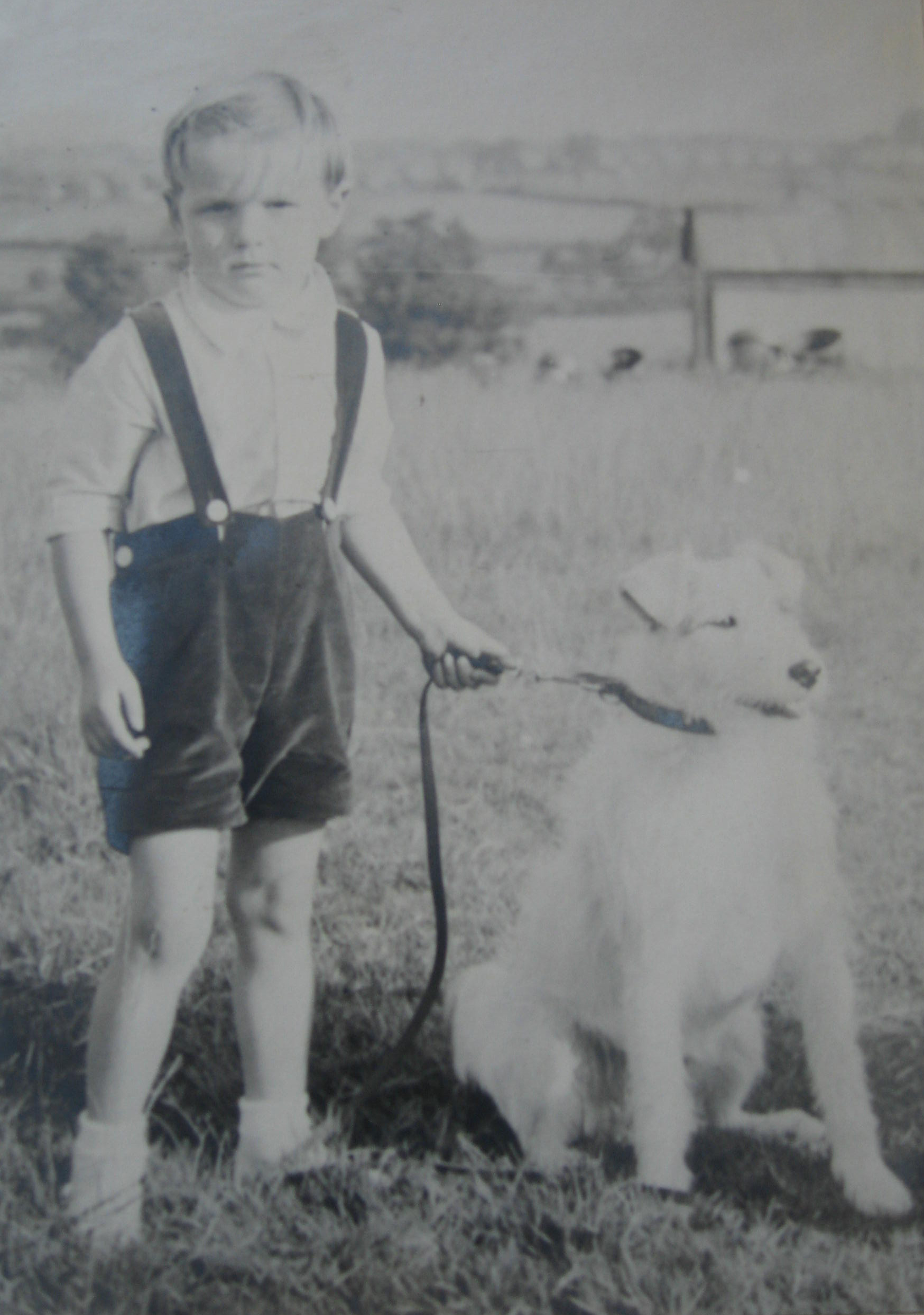 Bev Ironmonger Circa 1940 aged about 5.